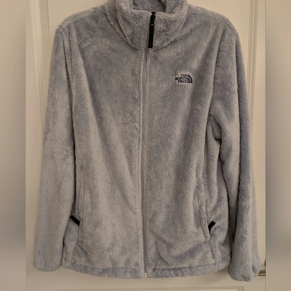 The North Face Light Blue Soft Fleece Jacket - XL - Preloved - Picture 14 of 15